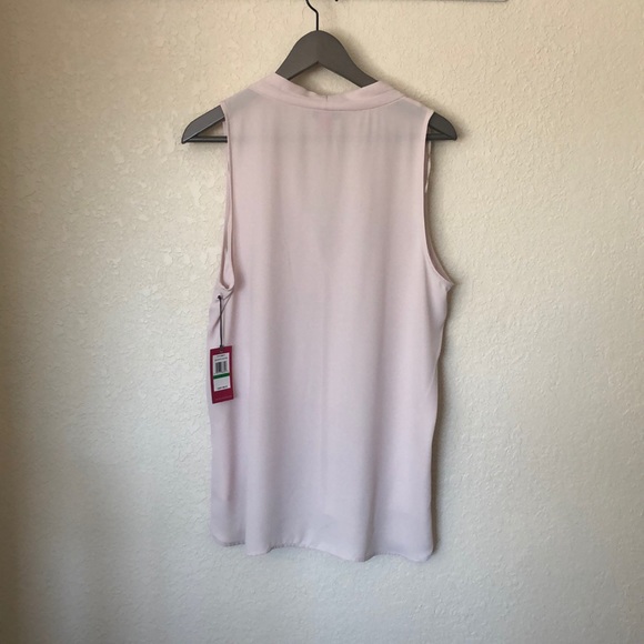 Vince Camuto sleeveless blouse in hush pink - Picture 2 of 4